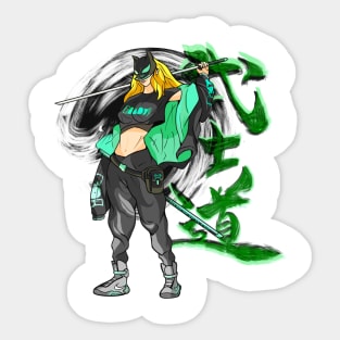 Urban samurai Sticker